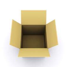 3D盒3D空白盒子纸箱高清图片