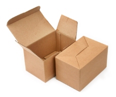 3D盒3D空白盒子纸箱高清图片