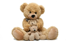 幸福宝宝幸福玩具熊妈妈熊宝宝图片
