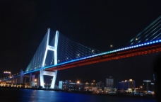 上海南浦大桥 LED夜景照明图片