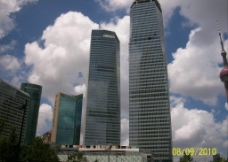 上海陆家嘴金融贸易区商务大楼群图片
