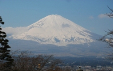 自拍的富士山图片