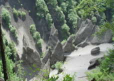 长白山大峡谷奇石图片