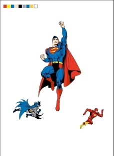联盟超人蝙蝠侠AI图片
