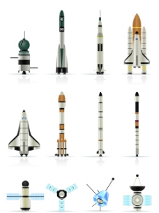 火星火箭人造卫星宇宙飞船图片