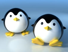 桌面QQ企鹅图片