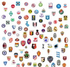 足部图欧洲部分足球俱乐部队徽图标部分图标未分层图片