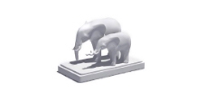 源文件大象模型大象雕塑雕塑模型图片