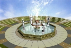 喷泉设计建筑喷泉图片